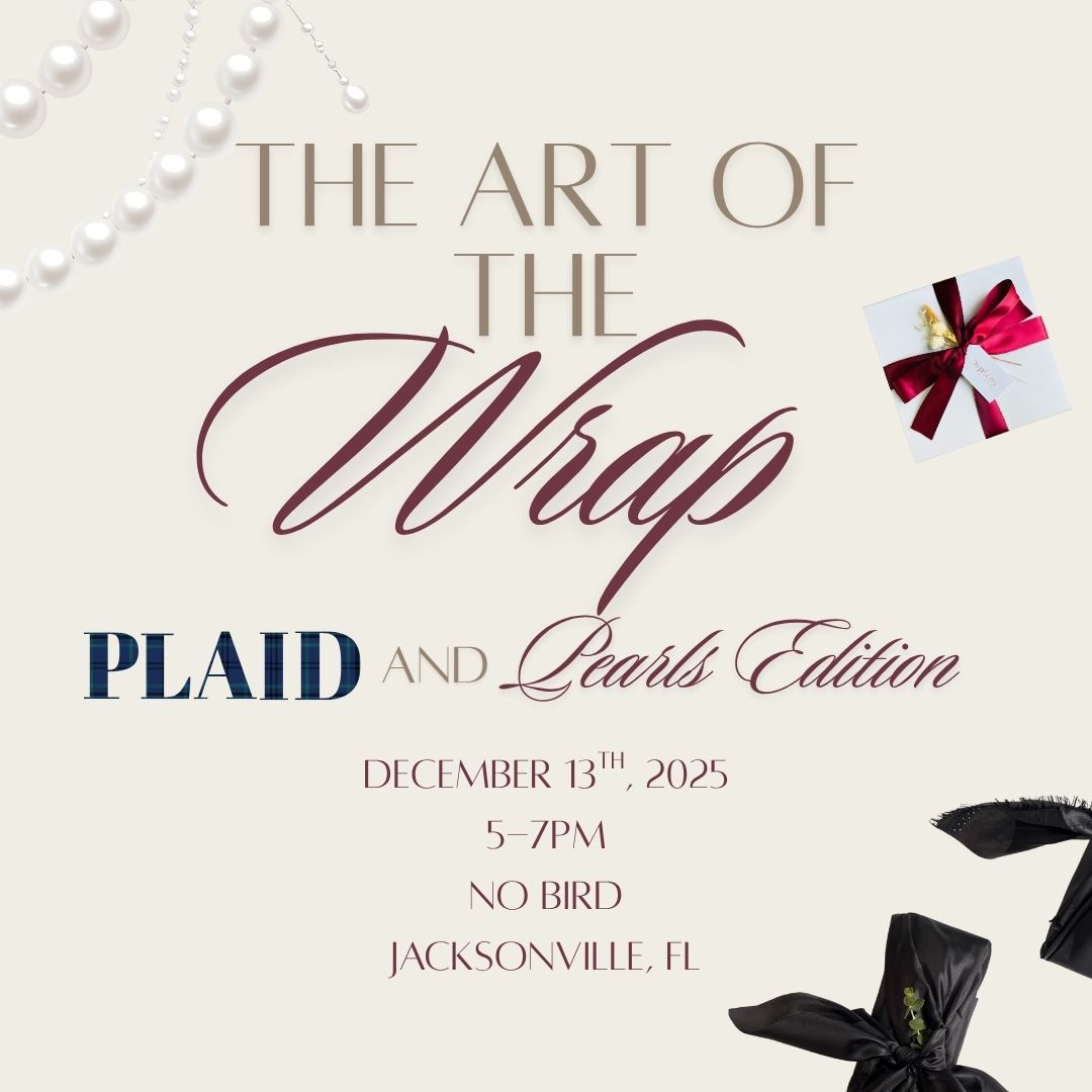 The Art of the Wrap: Plaid & Pearls Edition