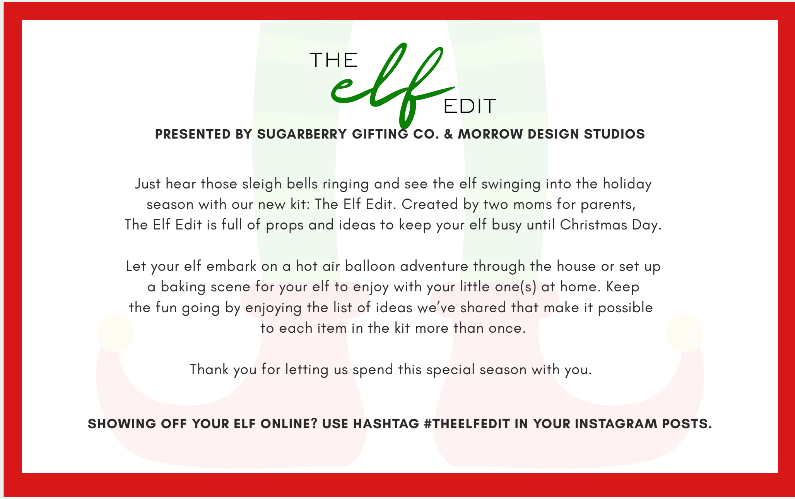 Elf Edit: A 5-Day Christmas Companion Set PRE-ORDER