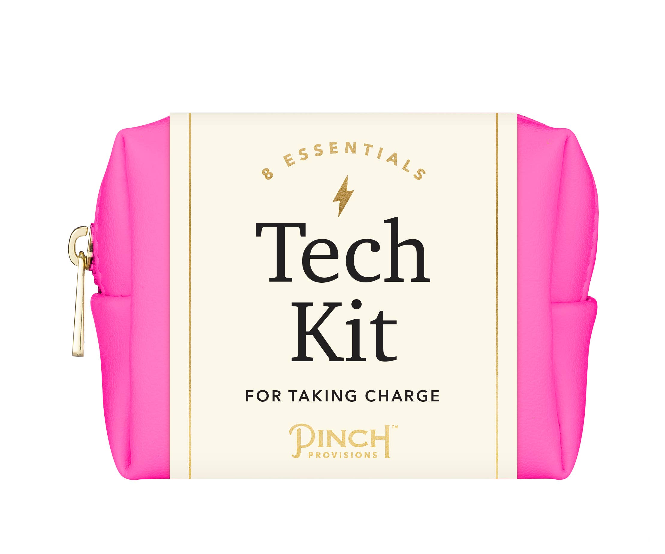 Pinch Provisions - Vegan Leather Tech Kit - Stocking Stuffers: Cognac