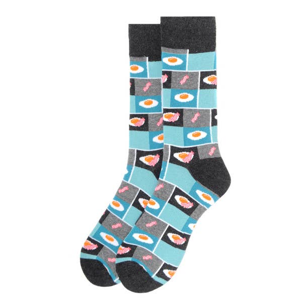 Parquet - Men's Bacon & Egg Novelty Socks