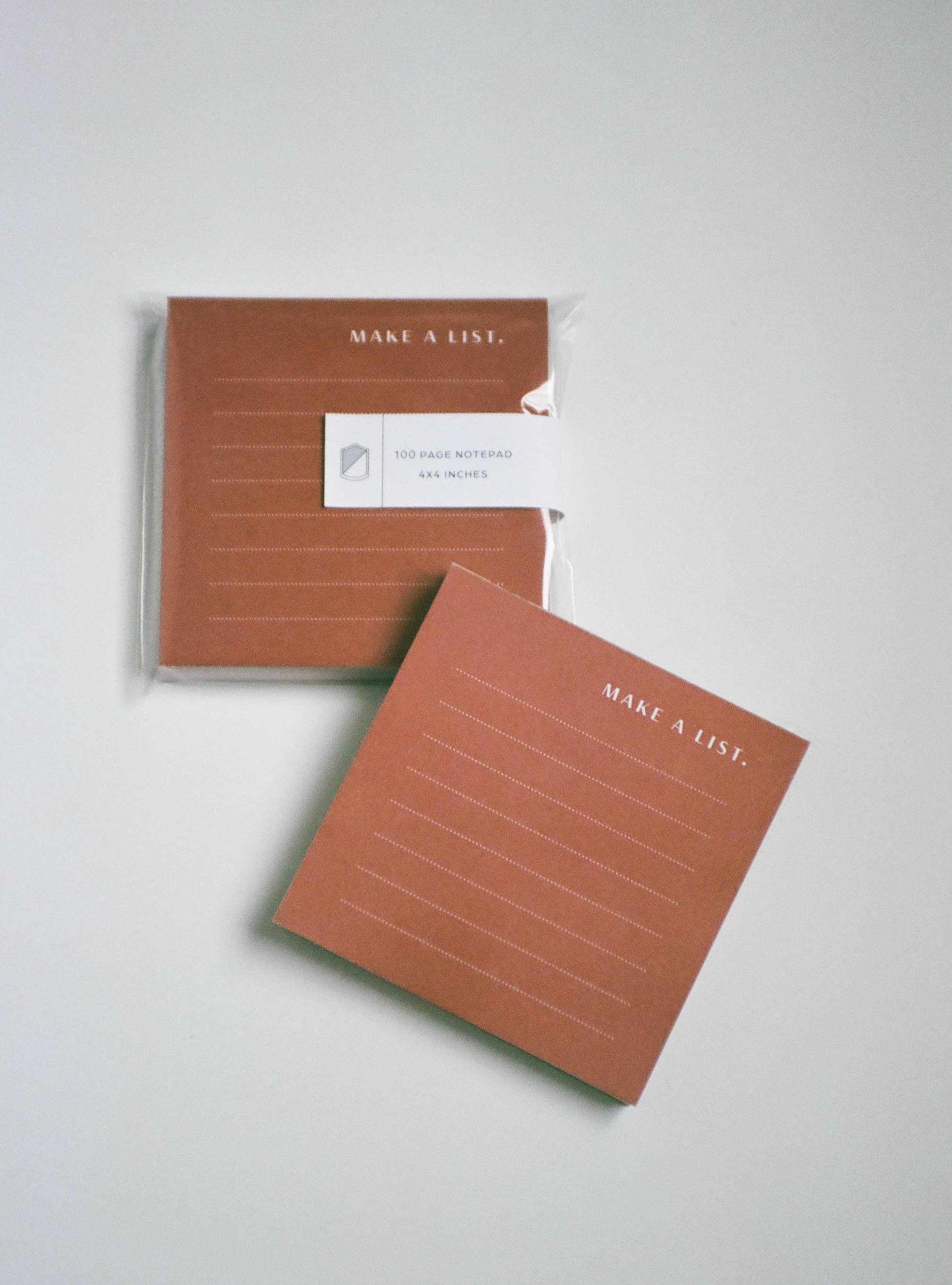 The Launch Market - Garnet Color Block Notepad